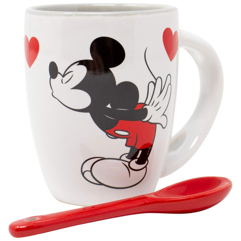Jerry Leigh Disney Mickey and Minnie Kissing 4 Ounce Espresso Mug - Image 3